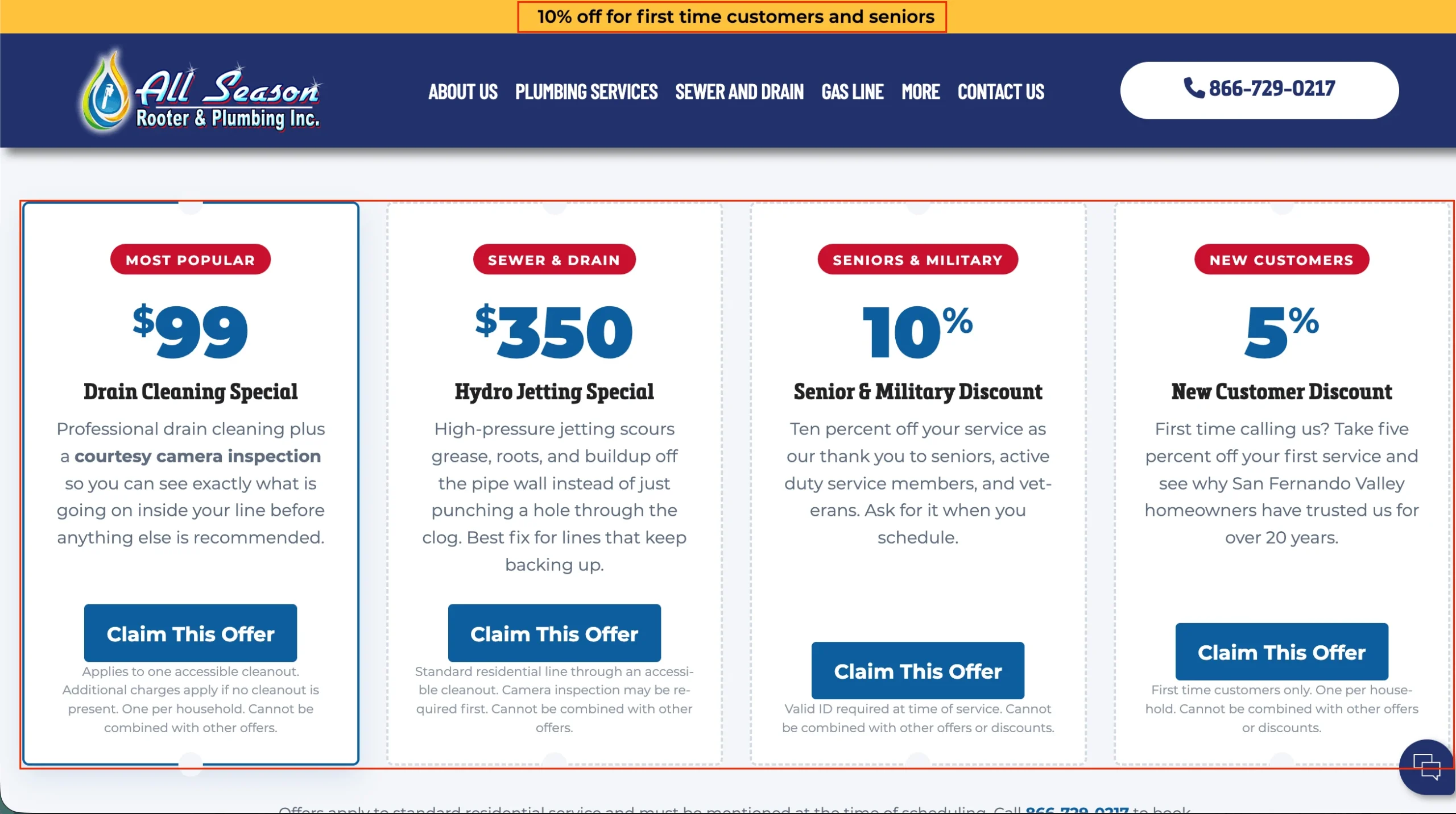 Call To Action Buttons With Color Contrast on Website
