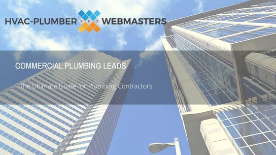 Commercial Plumbing Leads Blog Cover Showing Post Title and Image of Commercial Building
