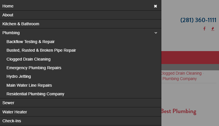 Dropdown Menu Navigation Dropdown Menu for Simplified User Experience