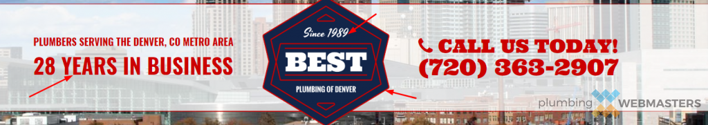 Example of Branding on Plumbing Website