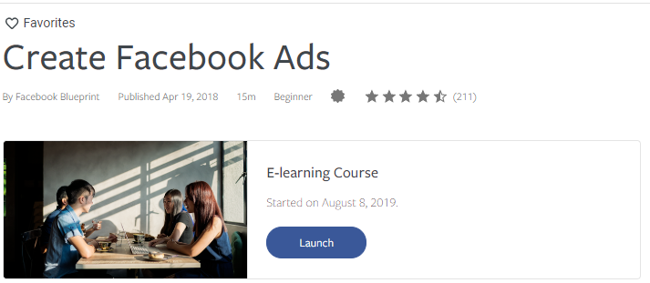 A Facebook Ads Course a PPC Company Might Use