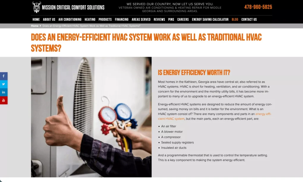 HVAC Blog Post HVAC Blog Post Example