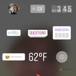 Instagram Story Stickers Screenshot
