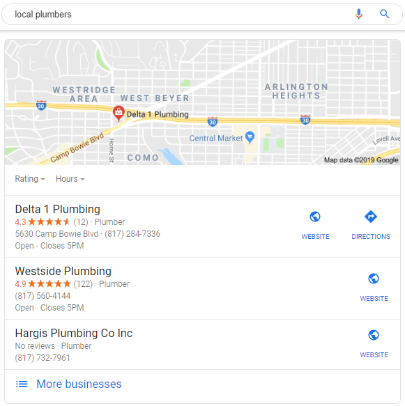Plumbing Review Comparison Plumbing Companies Doing a Good Job at Getting Reviews