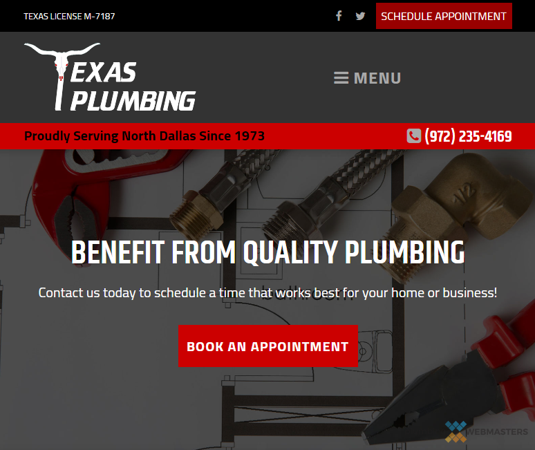 Plumbing Website Design