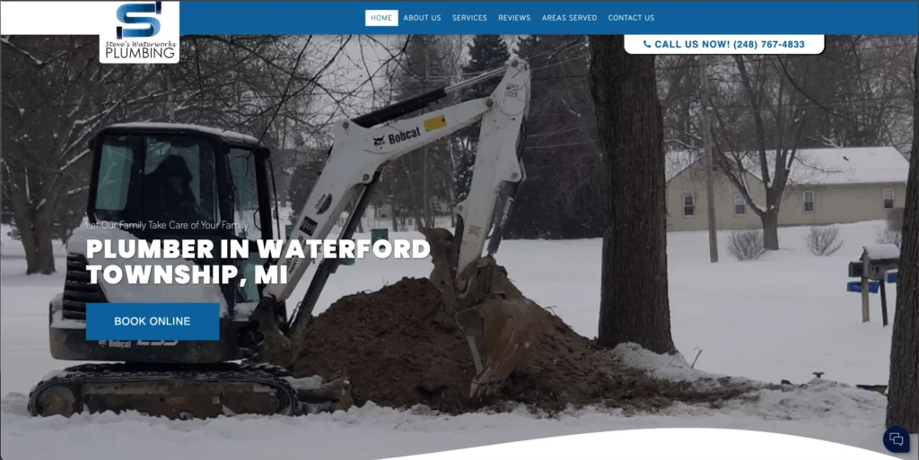 Plumbing Website Rank 5