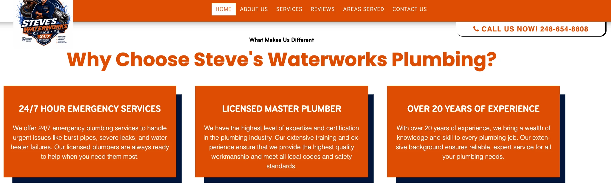 Plumbing Website UVPs Plumbing Website UVPs