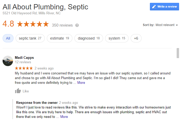 Reviews and Reputation Management