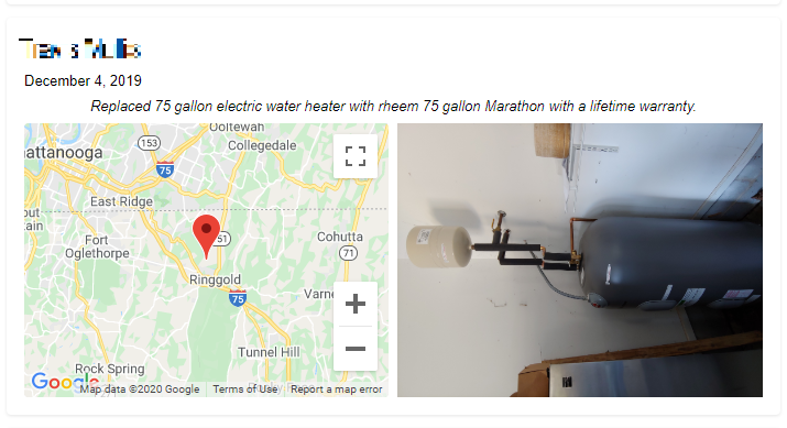 Water Heater Install Check-in Water Heater Install Check-in