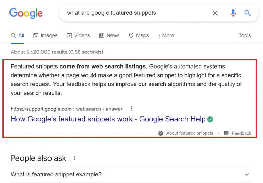 What are Google Featured Snippets
